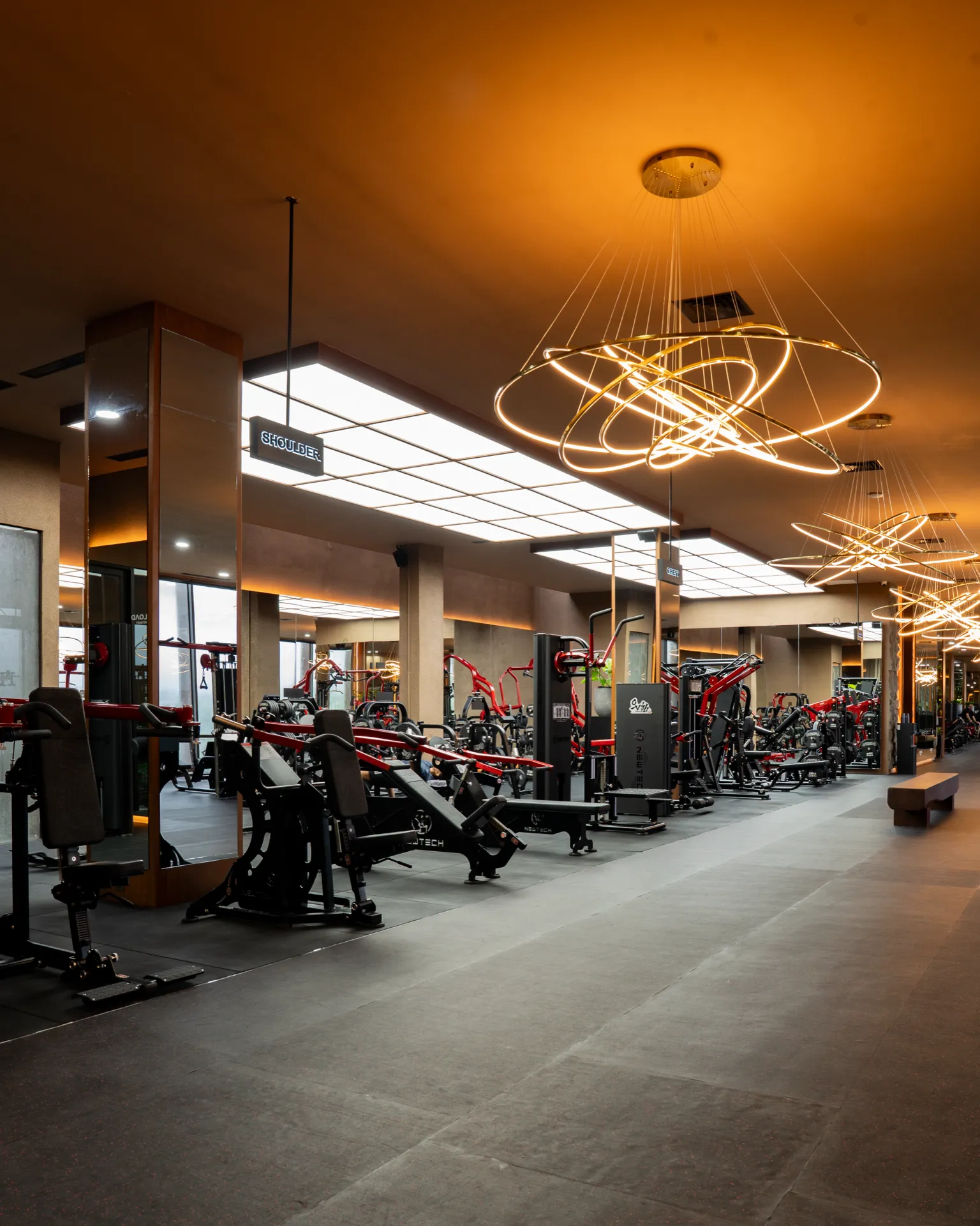 The gym at Reload Sanctuary