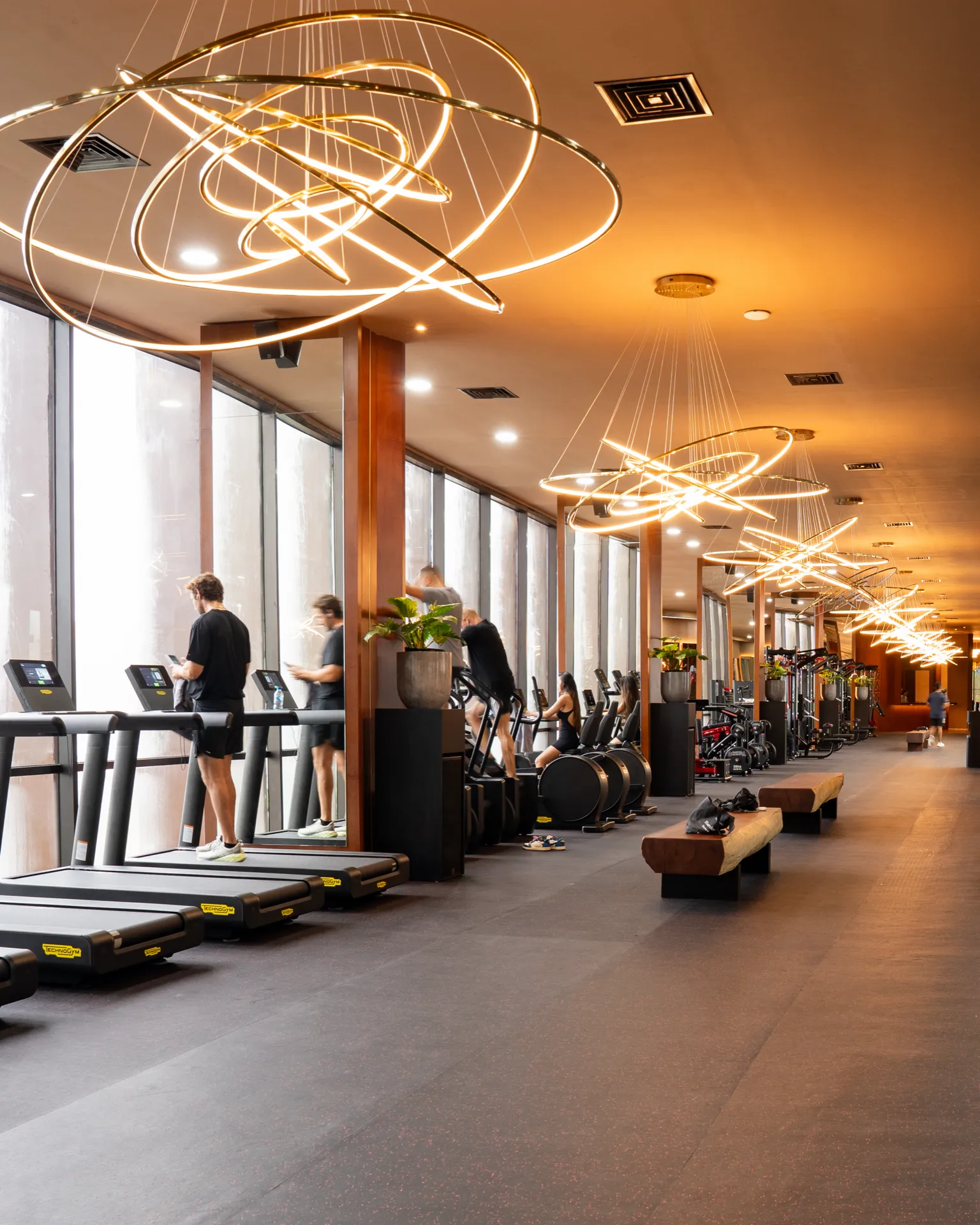 The gym at Reload Sanctuary